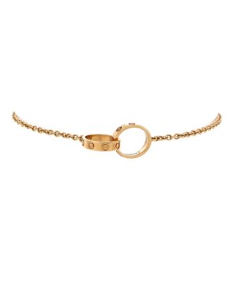  Love Interlocking Bracelet 18K Gold