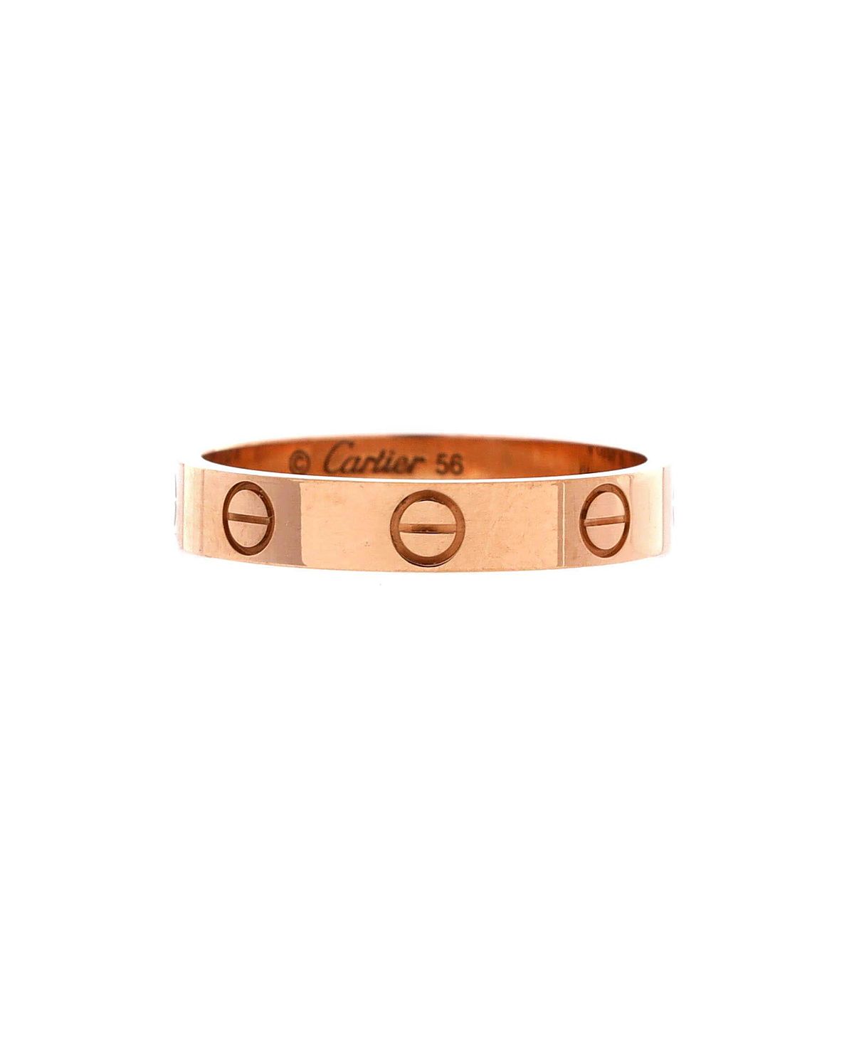 Pre-Owned Cartier Love Wedding Band Ring 18K Rose Gold