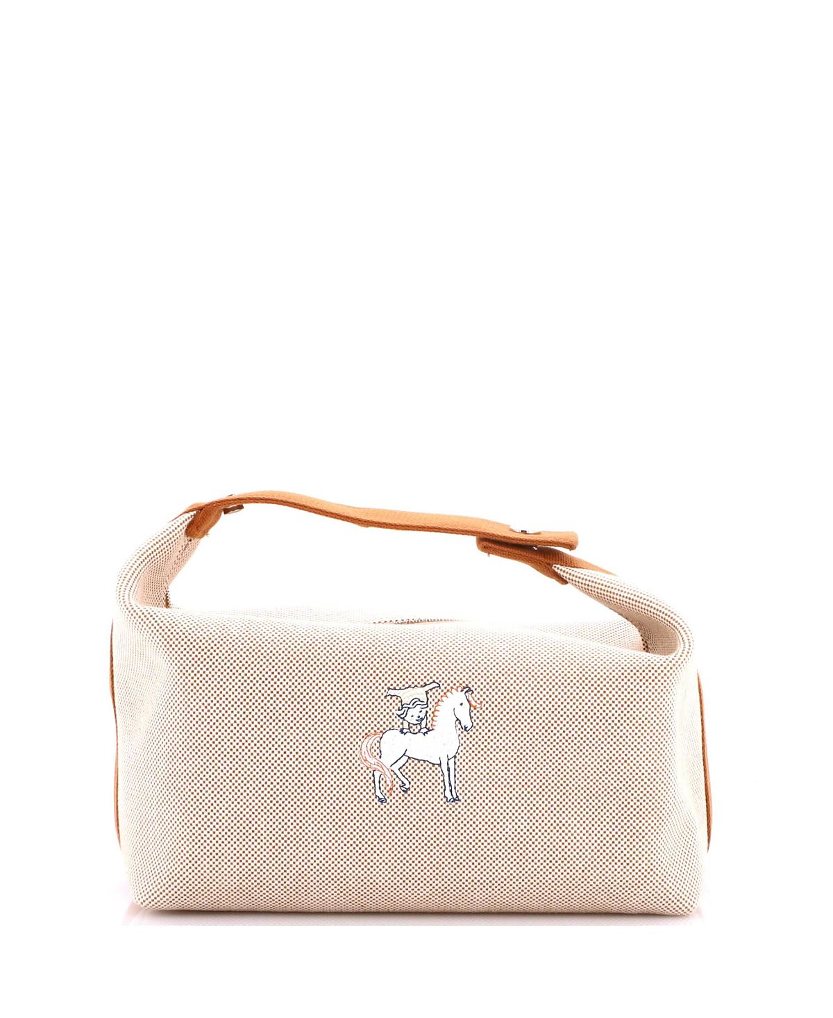 Pre-Owned Hermes Gm Bride-a-Brac Cabriole Travel Case Toile