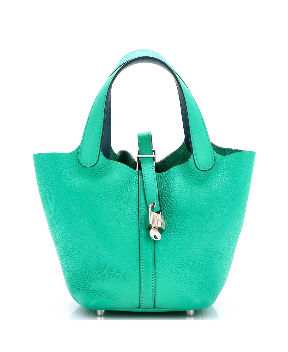 Pre-Owned Hermes Pm Eclat Picotin Lock Bag Clemence
