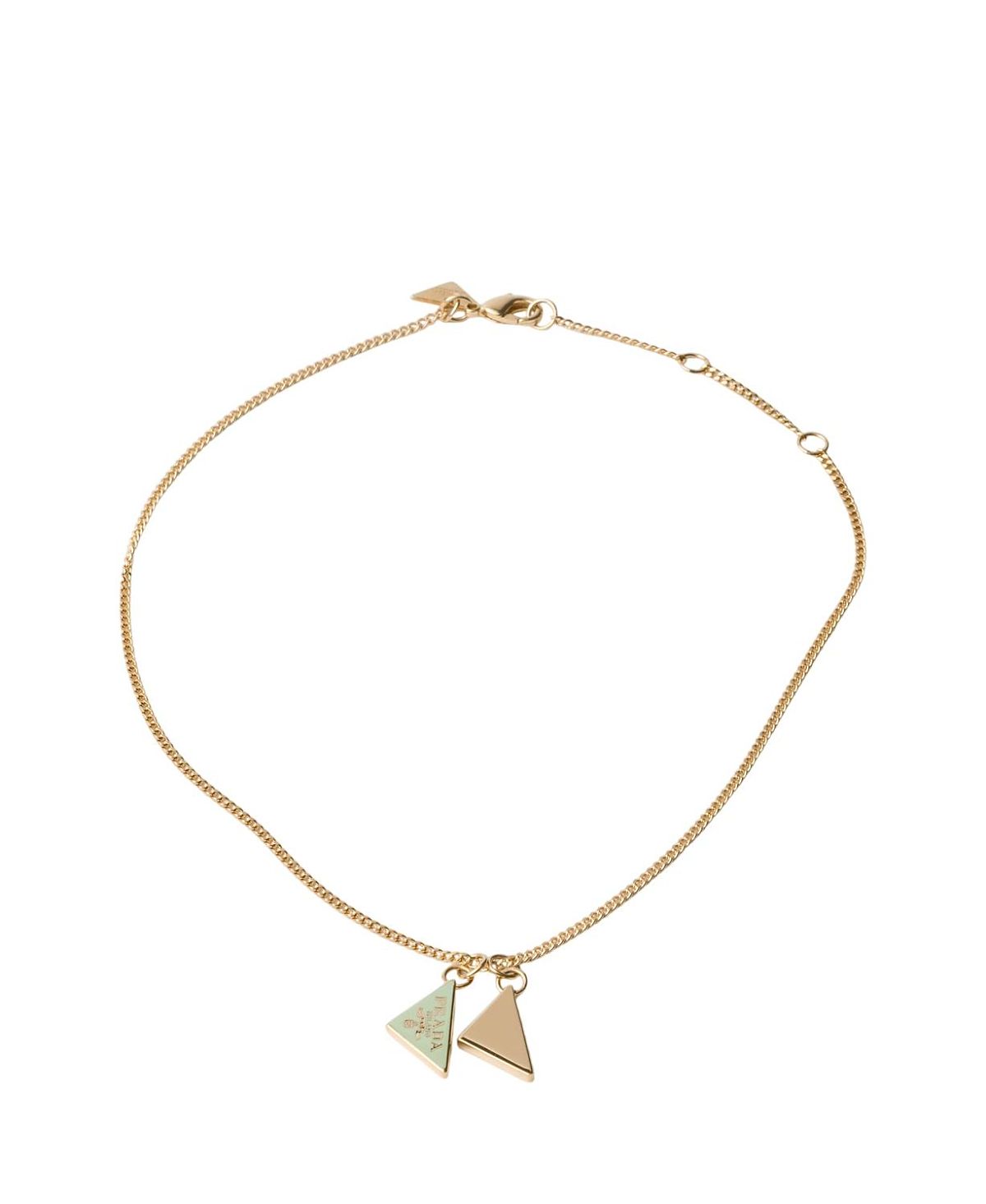 Prada Enameled Metal Necklace