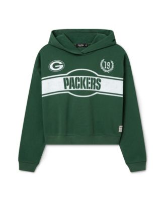  Women's NFL Green Bay Packers Oversized Crop Hoodie