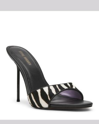 Women's Davina Zebra Stiletto Mules