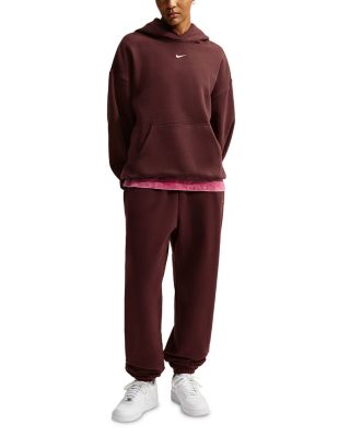 Studio Cotton Blend High Rise Oversized Cuffed Pants