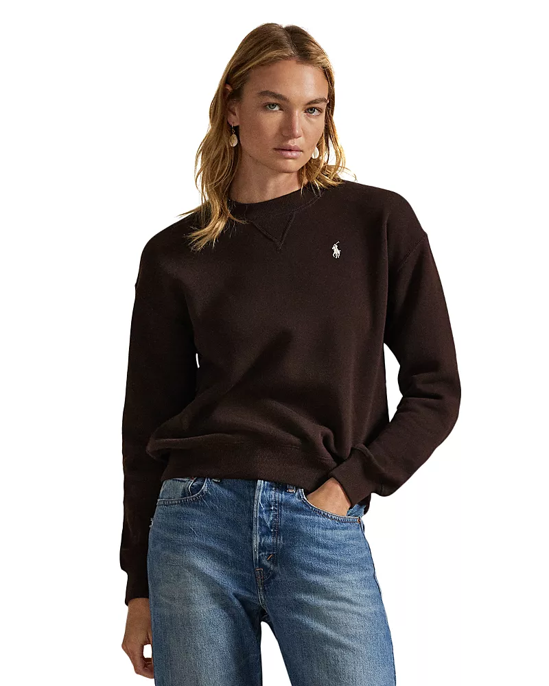 Polo Ralph Lauren Cotton Blend Fleece Crewneck Sweater
