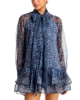 Bardot Adrie Babydoll Mini Dress