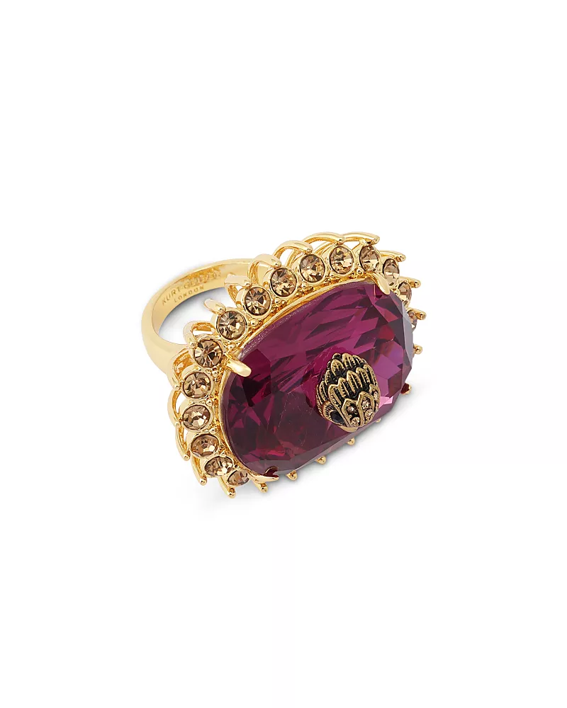 Kurt Geiger London Signature Eagle Stone Cocktail Ring