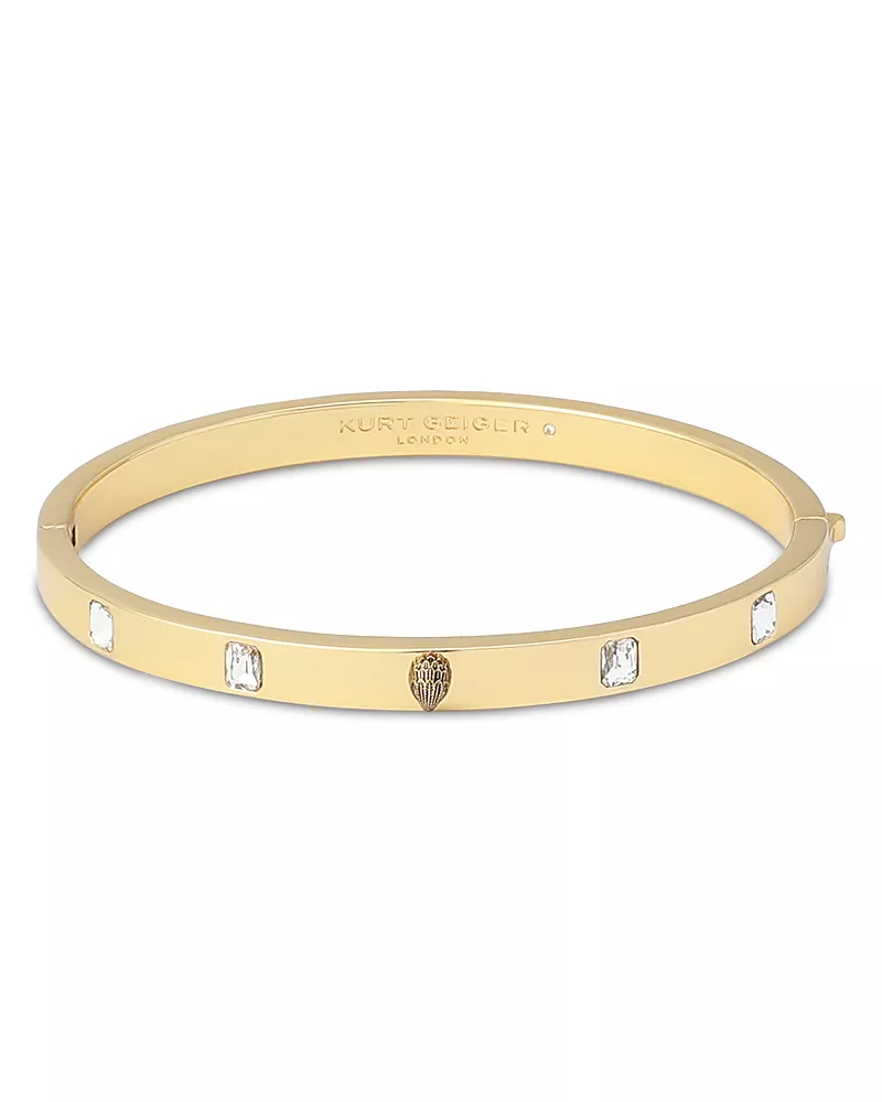 Kurt Geiger London Signature Eagle Stone Bangle Bracelet