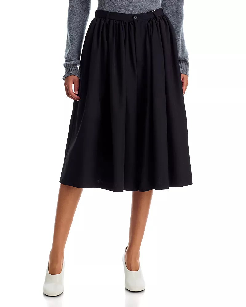 MM6 Maison Margiela Wide Leg Culotte Shorts