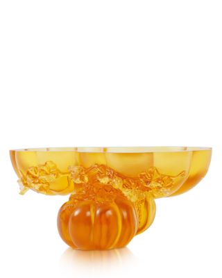 Limited Edition Golden Gourds of Fortune Crystal Glass Figure