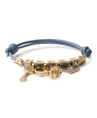  Nappa Leather and Metal Bracelet