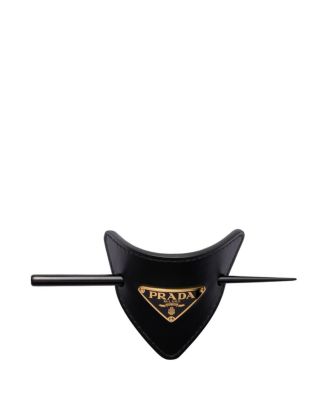 Prada Leather Hair Clip