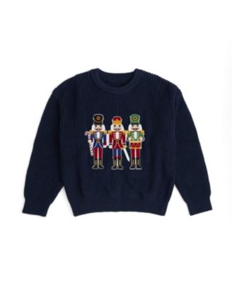 Boys' Nutcracker Patch Christmas Sweater - Big Kid
