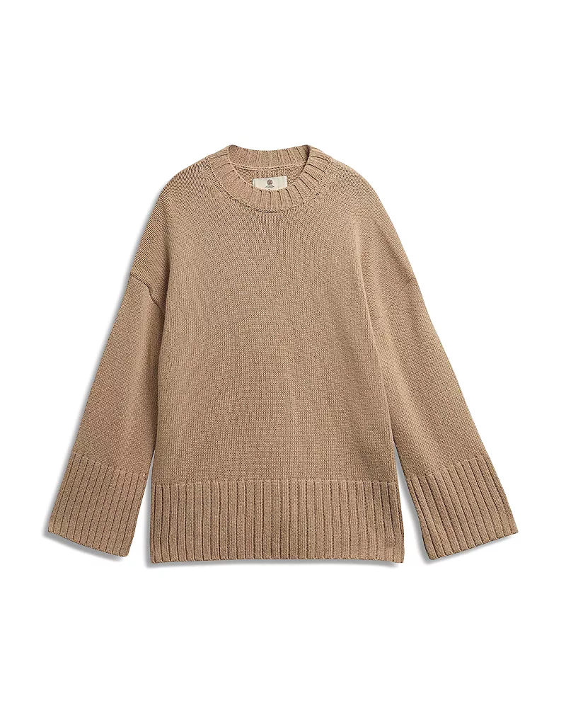 Barbour Gaia Cotton Wool Blend Crewneck Sweater