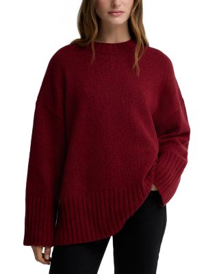 Barbour Gaia Cotton Wool Blend Crewneck Sweater
