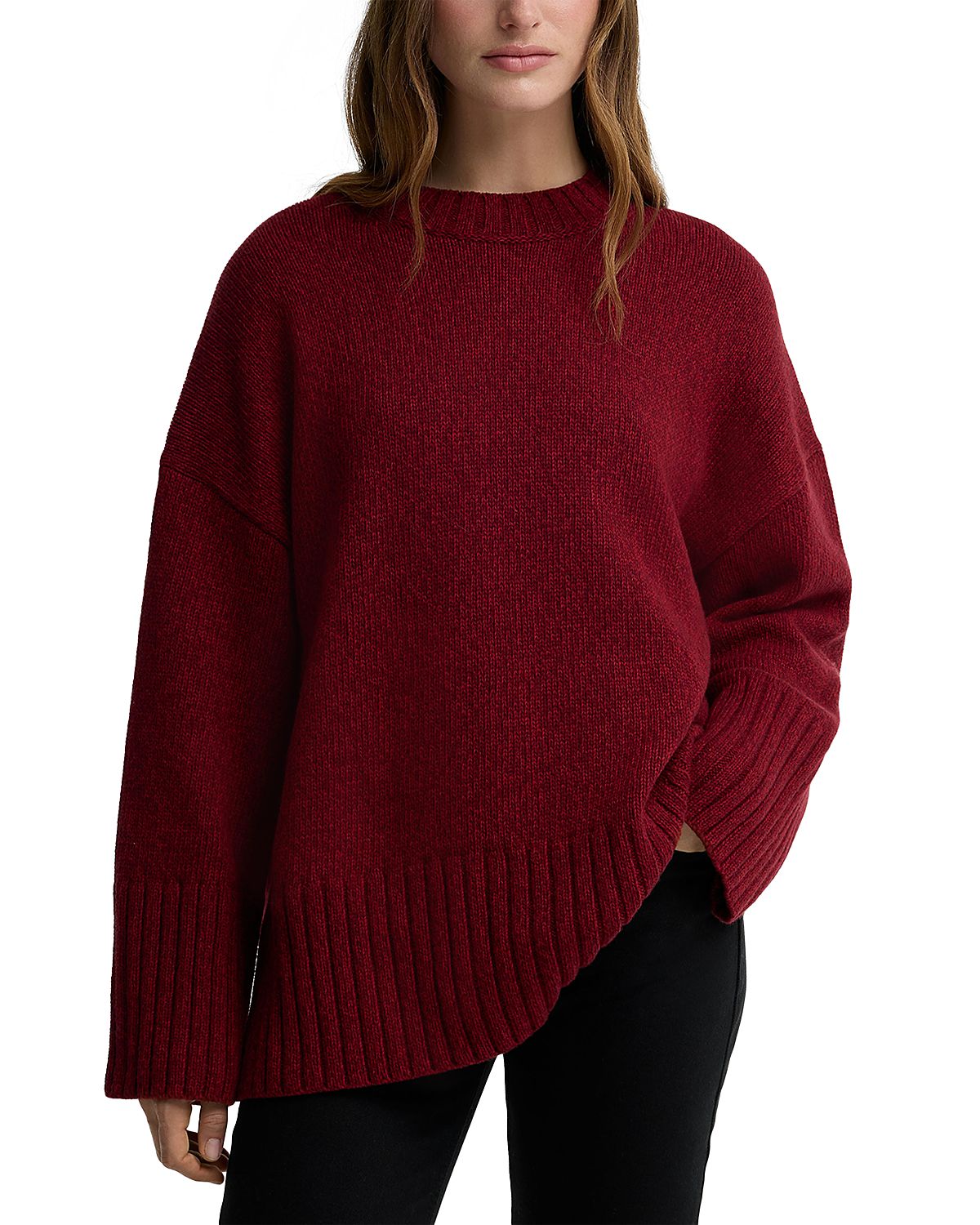 Barbour Gaia Cotton Wool Blend Crewneck Sweater