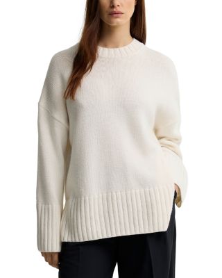 Gaia Cotton Wool Blend Crewneck Sweater
