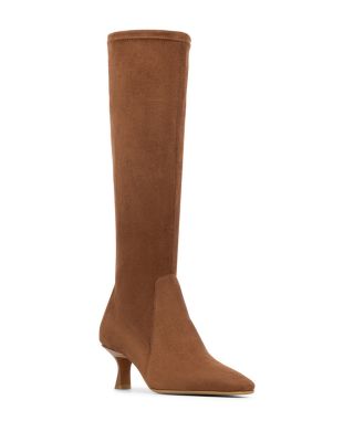 Women's Stretch Suede Knee High Boots