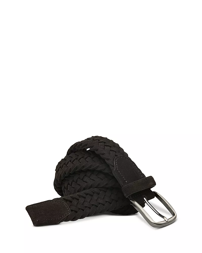 The Men's Store at Bloomingdale's Men's Braided Suede Belt - Exclusive