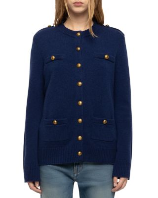 Lucyla Wool & Cashmere Four Pocket Cardigan