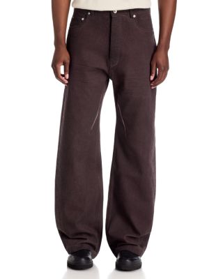 Geth Baggy Fit 33.5" Jeans in Grape