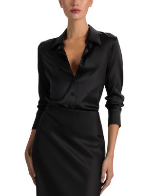 Willa 70s Collar Placket Top