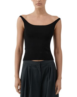 Knit Bodycon Off-the-Shoulder Top