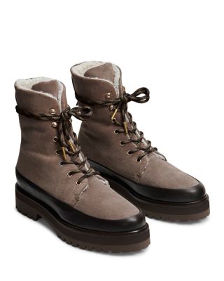 Women's Charente Fleece Lined Leather Lugged Sole Boots
