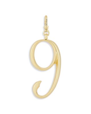 Plaza Large Number 9 Charm