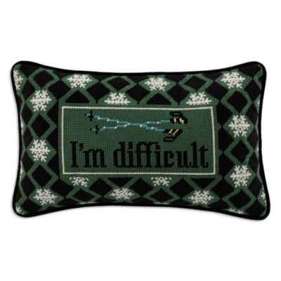 I'm Difficult Needlepoint Pillow