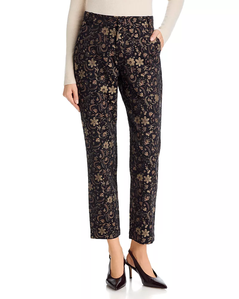 Johnny Was Jacquard Cigarette Pants