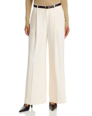 Double Faced Georgette Wide Leg Pants