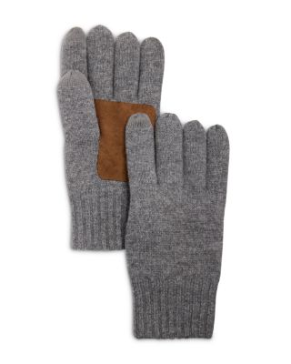 Wool & Cashmere Patch Tech Gloves - Exclusive