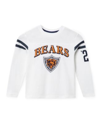 Unisex NFL Chicago Bears Striped Long Sleeve Tee - Little Kid, Big Kid