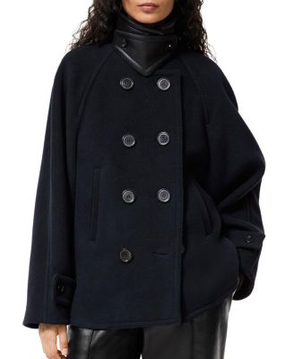 Wool Blend Pea Coat