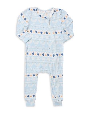 Unisex Hannukah Fair Isle Romper - Baby
