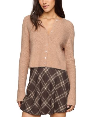 Z Supply Medina Open Knit Cropped Cardigan
