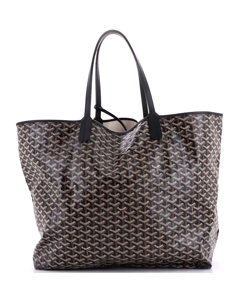 Pre-Owned Goyard Xxl Saint Louis Tote Coated Canvas