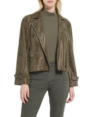 Emory Faux Suede Moto Jacket
