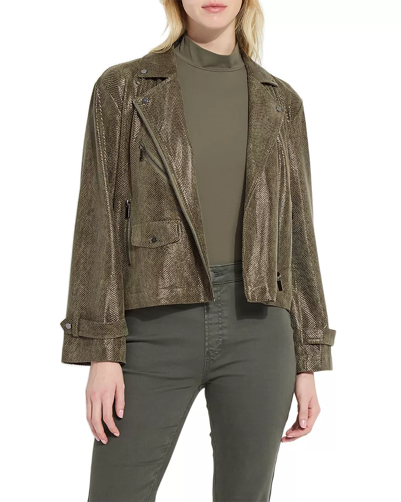 Lysse Emory Faux Suede Moto Jacket