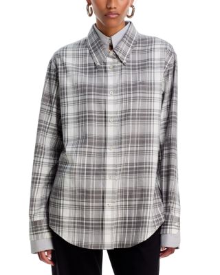 Plaid Double Layer Shirt