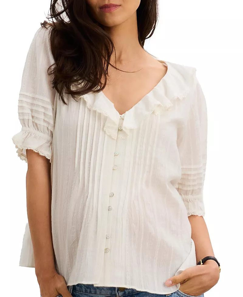 Hatch Collection The Lou Lou Nursing Blouse
