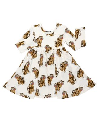  Girls' LS twirl  dress- Little Kid, Big Kid