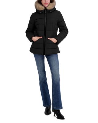 Nico Faux Fur Hooded Coat