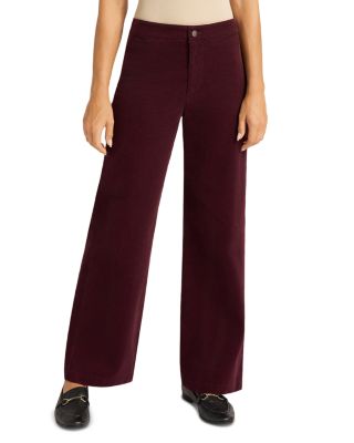 Pippa Cotton Blend Corduroy Straight Pants