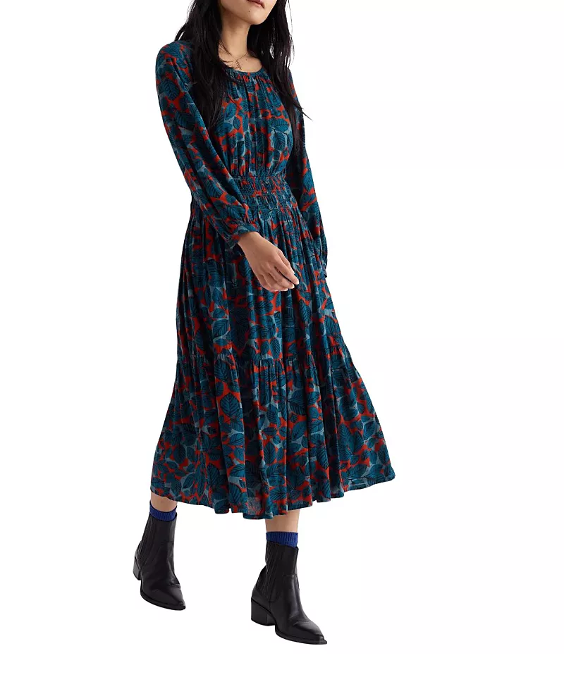 Seasalt Cornwall Oak Apple Midi Dress