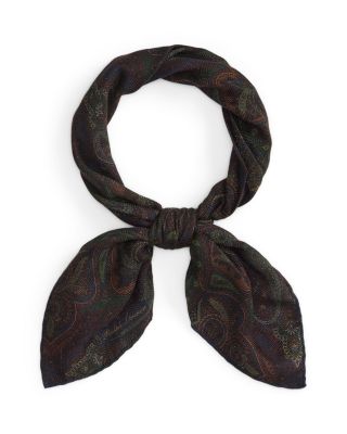 Paisley Wool & Silk Neckerchief