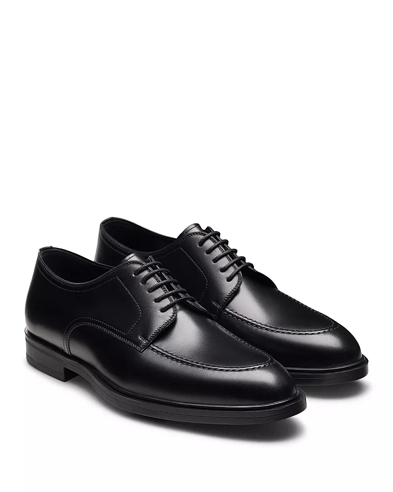 Magnanni Men's Joseph Apron Leather Derby Dress Shoes