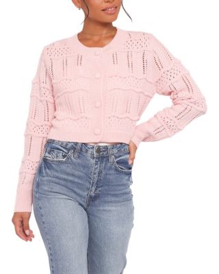  Aidy Crop Button Front Cardigan