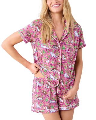 Printfresh Must Love Cats Knit Short Pajama Set